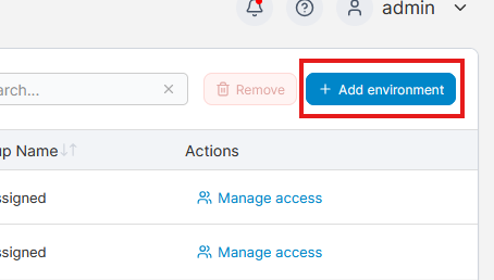 add-environment