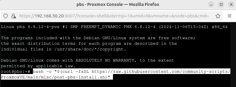 console