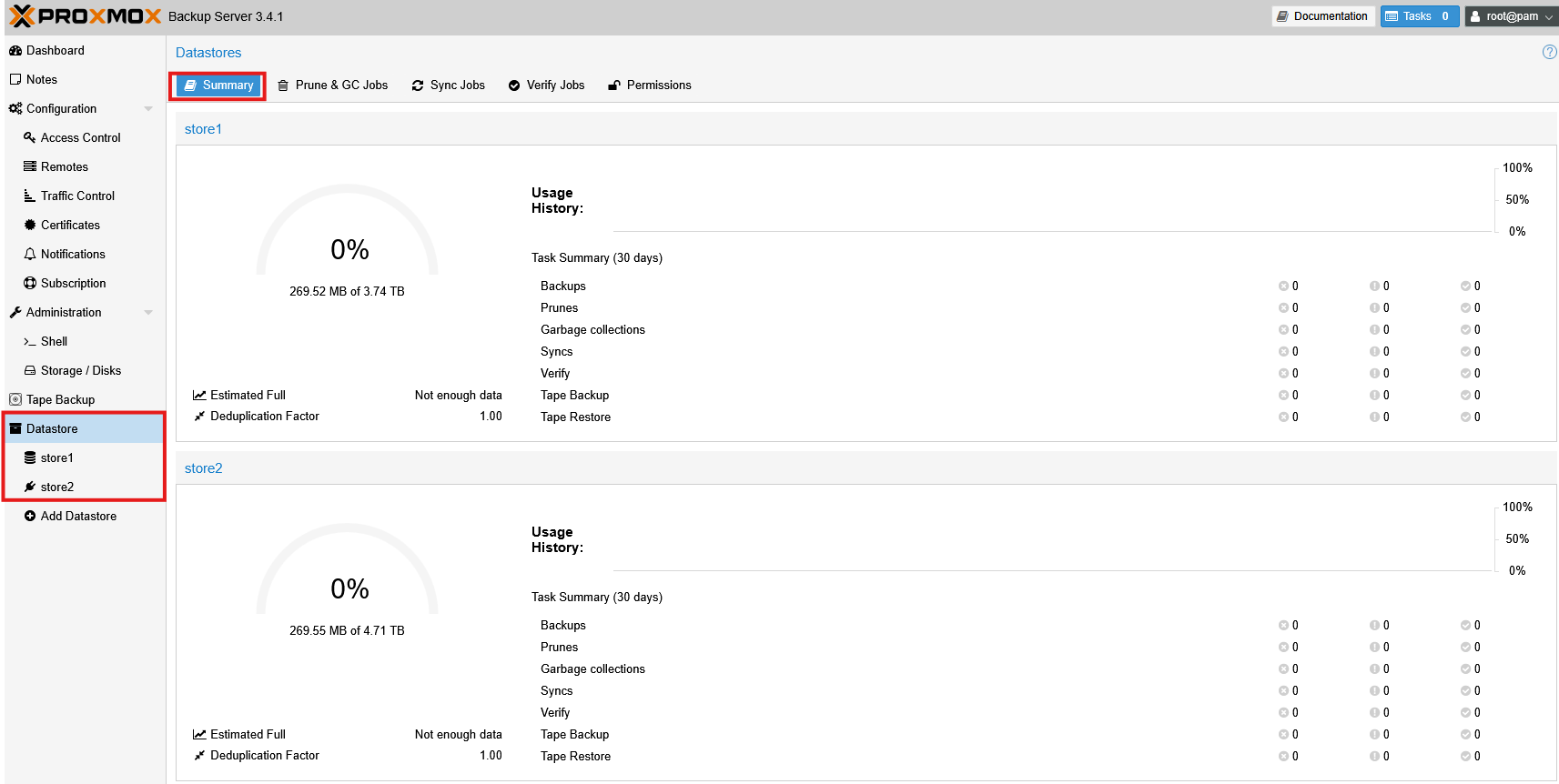 datastores