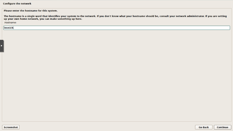 hostname