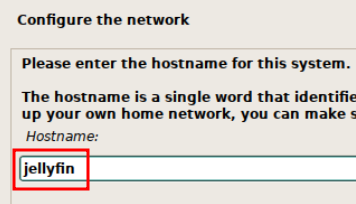 hostname