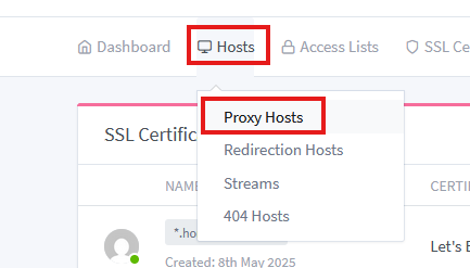 hosts