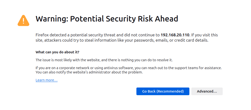 security-warning