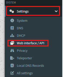web-interface